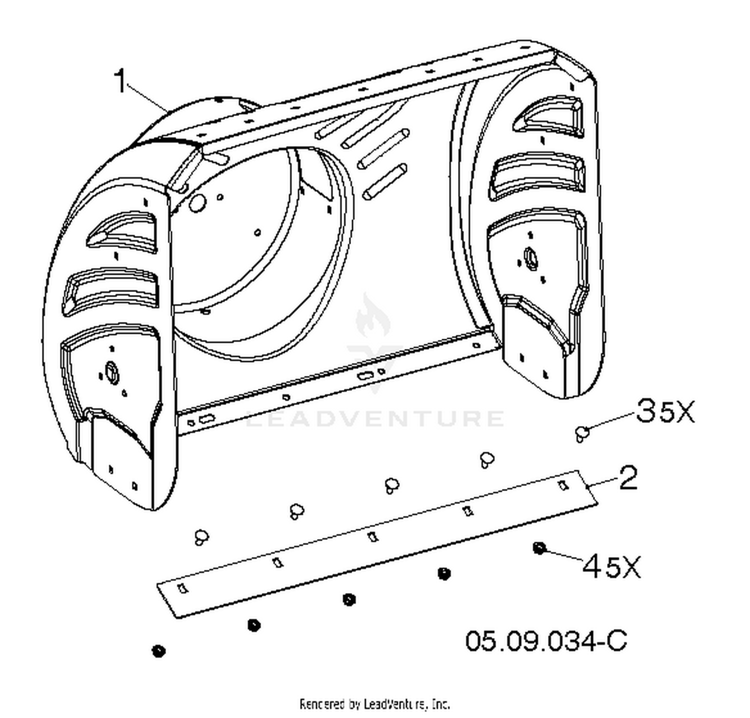 AUGER HOUSING & IMPELLER 4