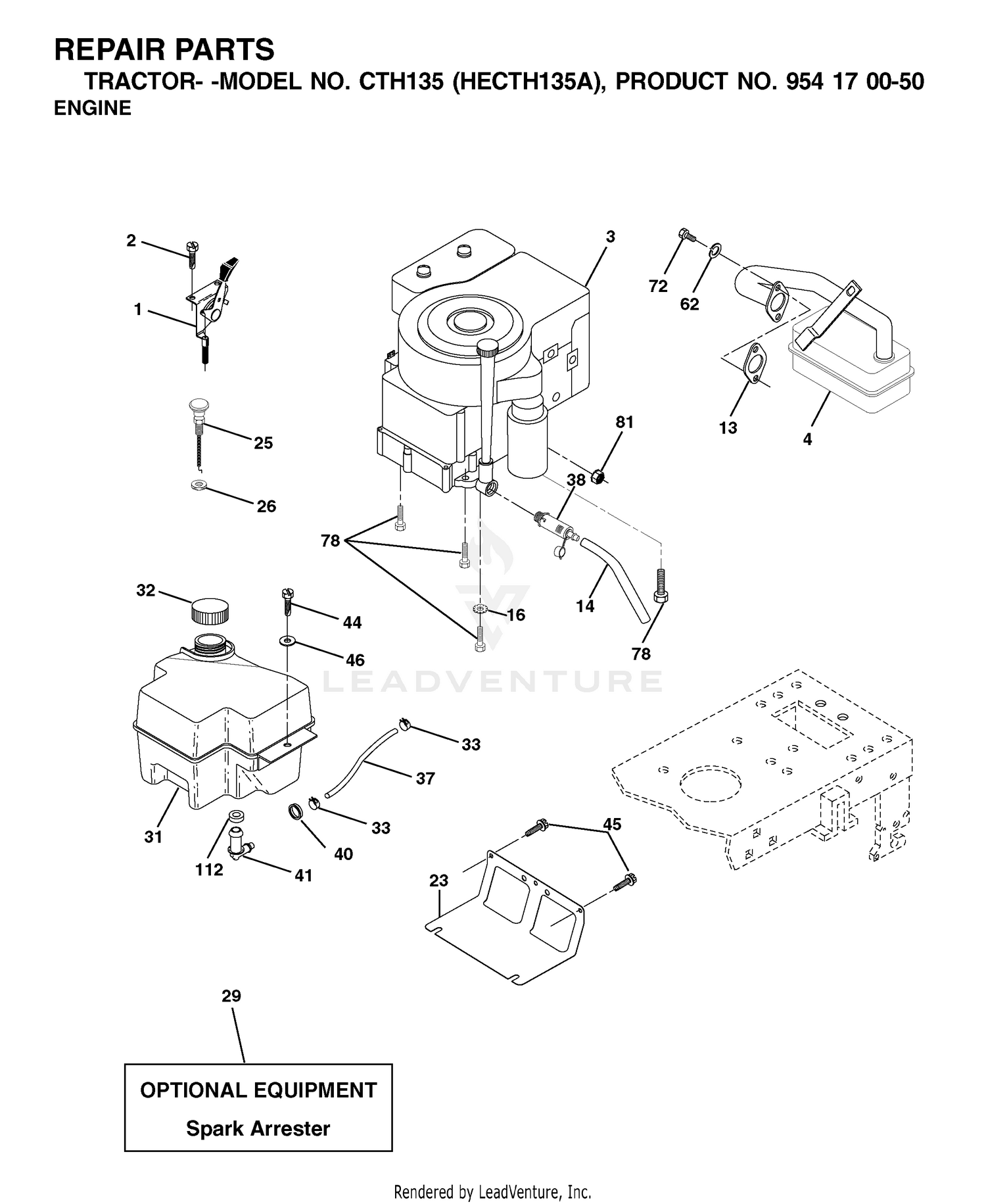 ENGINE & CUTTING EQUIPMENT