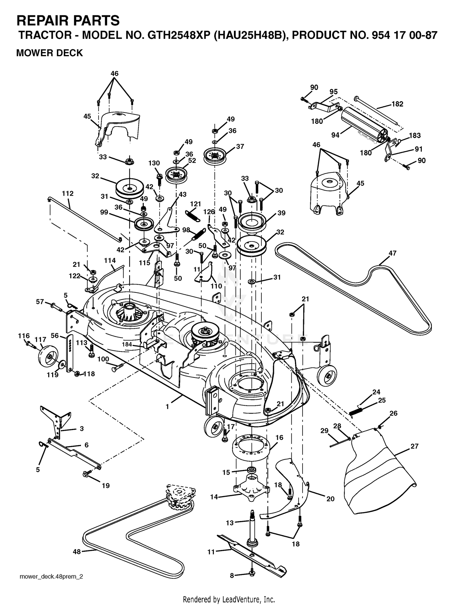 MOWER DECK / CUTTING DECK