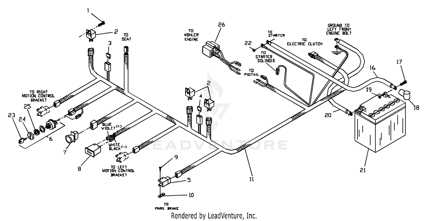 Wiring Assembly (Kohler Only)