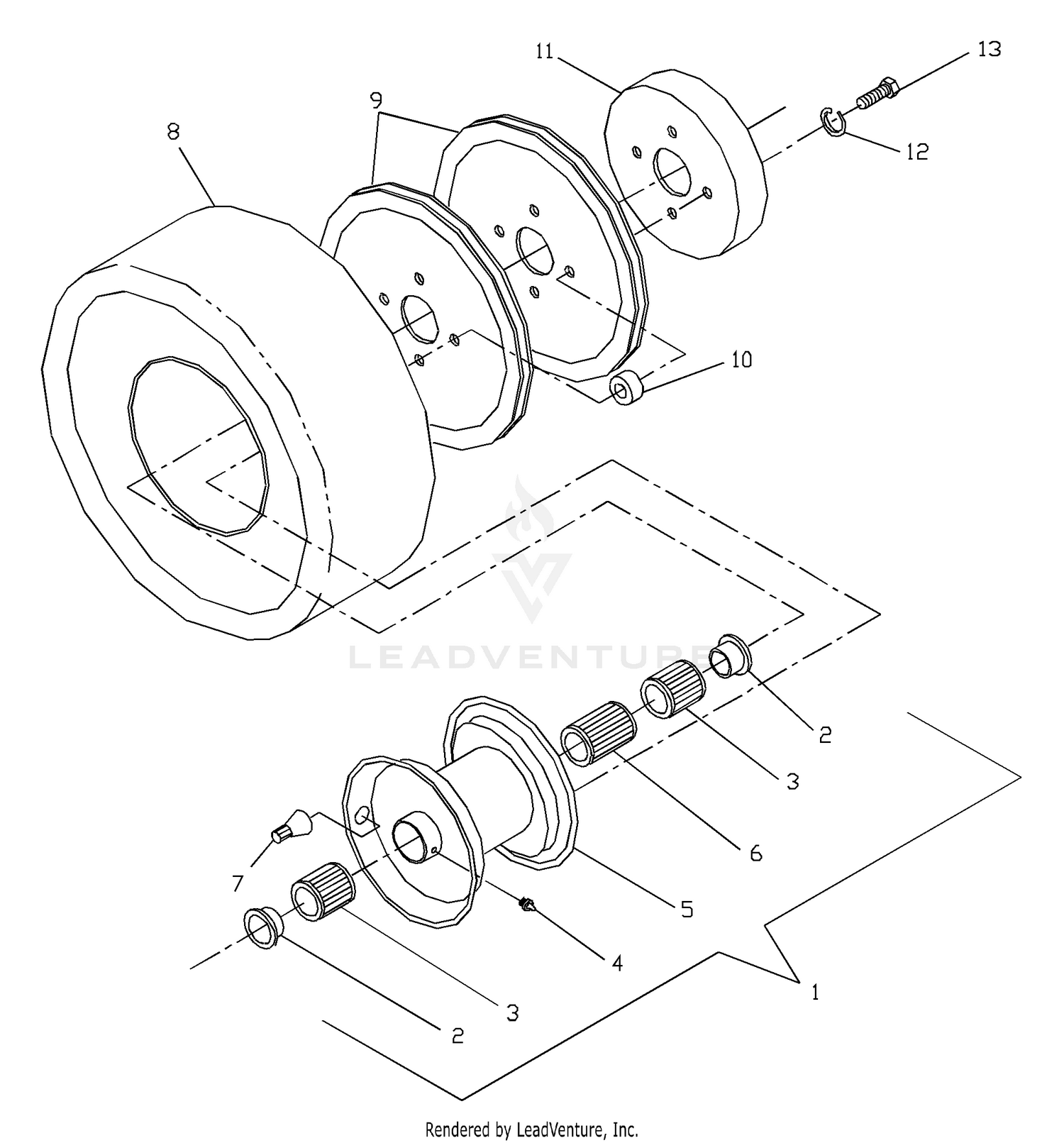 Traction Wheel Assembly