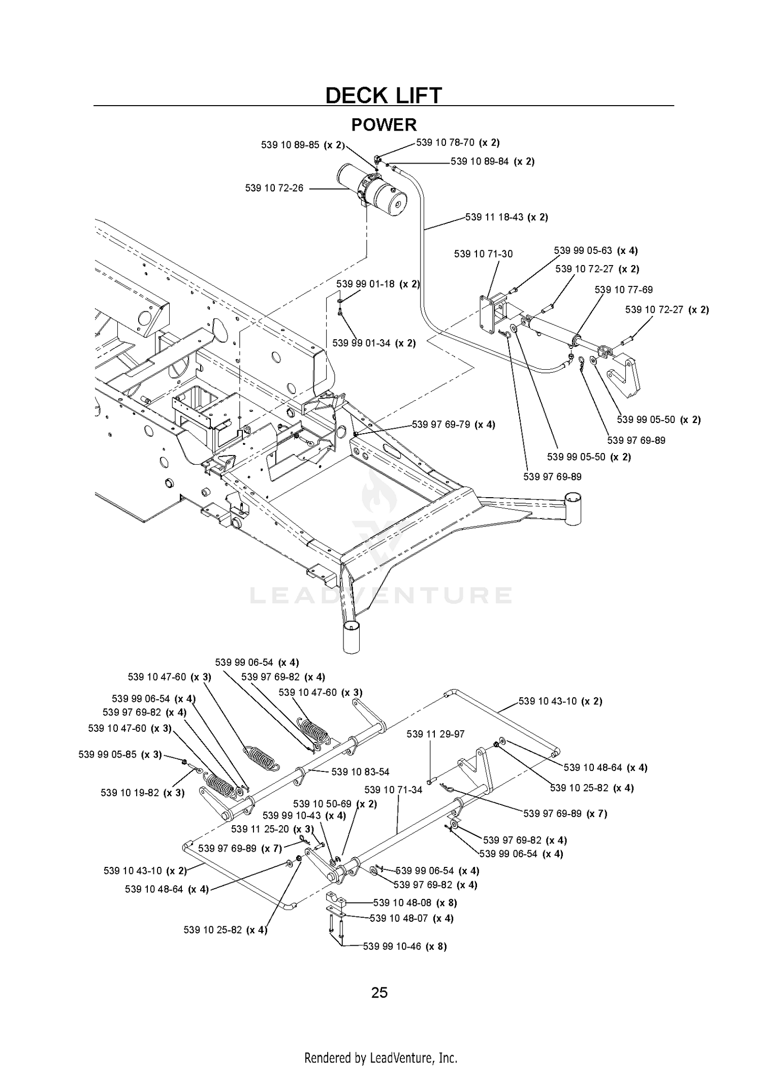 MOWER LIFT / DECK LIFT 3