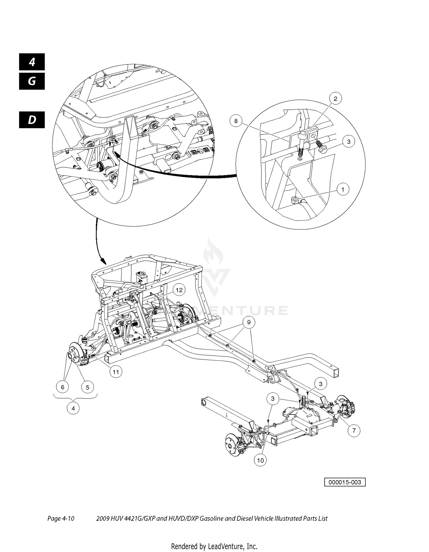 BRAKE / REAR MOWER LIFT 5