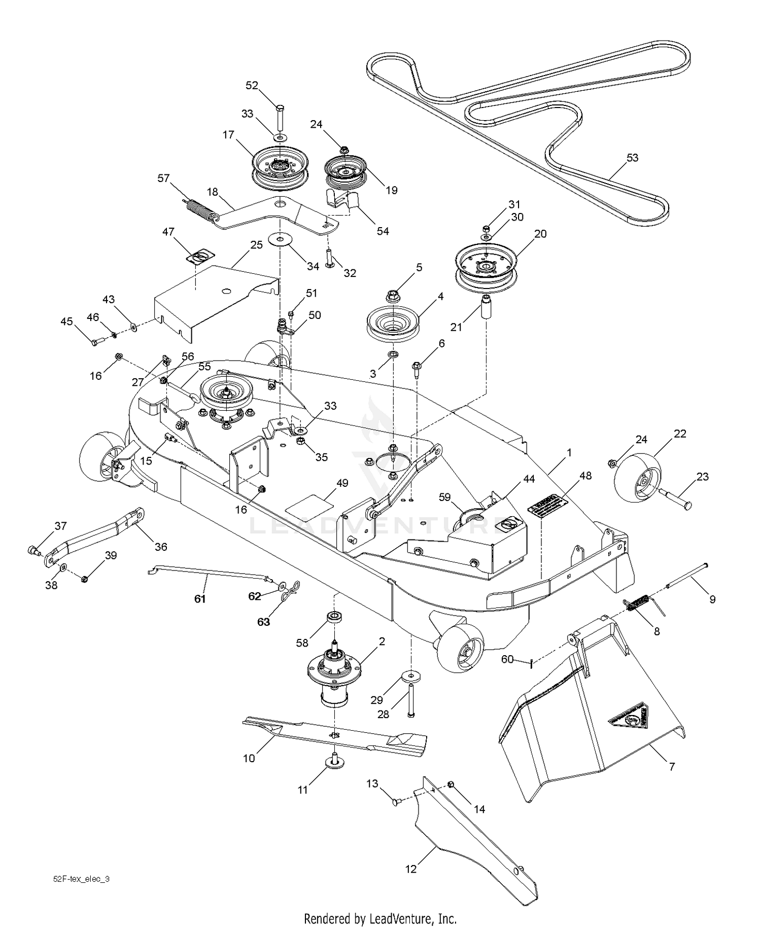 MOWER DECK / CUTTING DECK