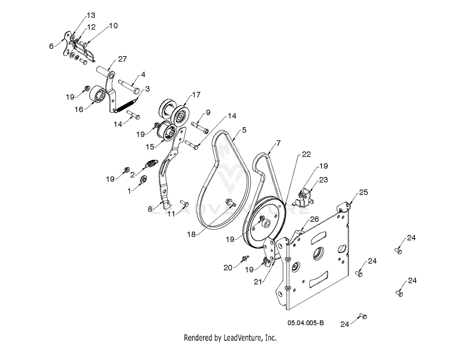 "CHASSIS, ENGINE & PULLEYS" 2