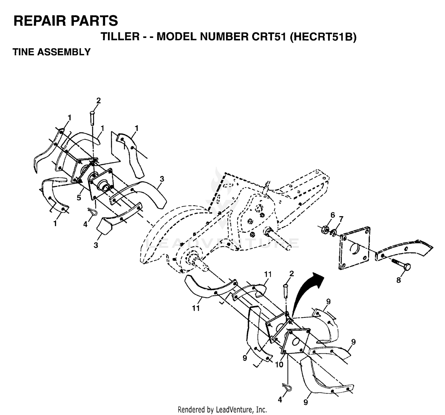 TINE ASSEMBLY