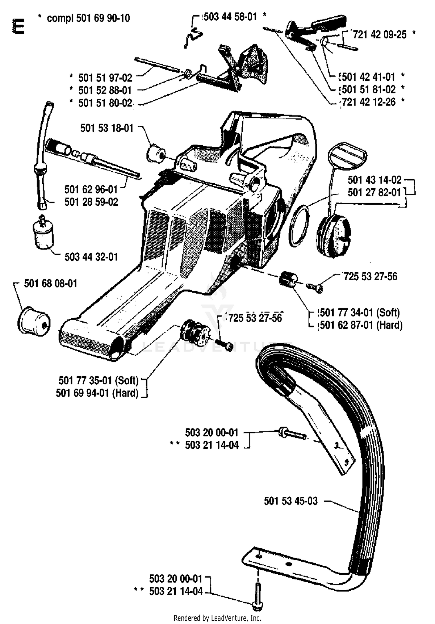 FUEL TANK & HANDLE