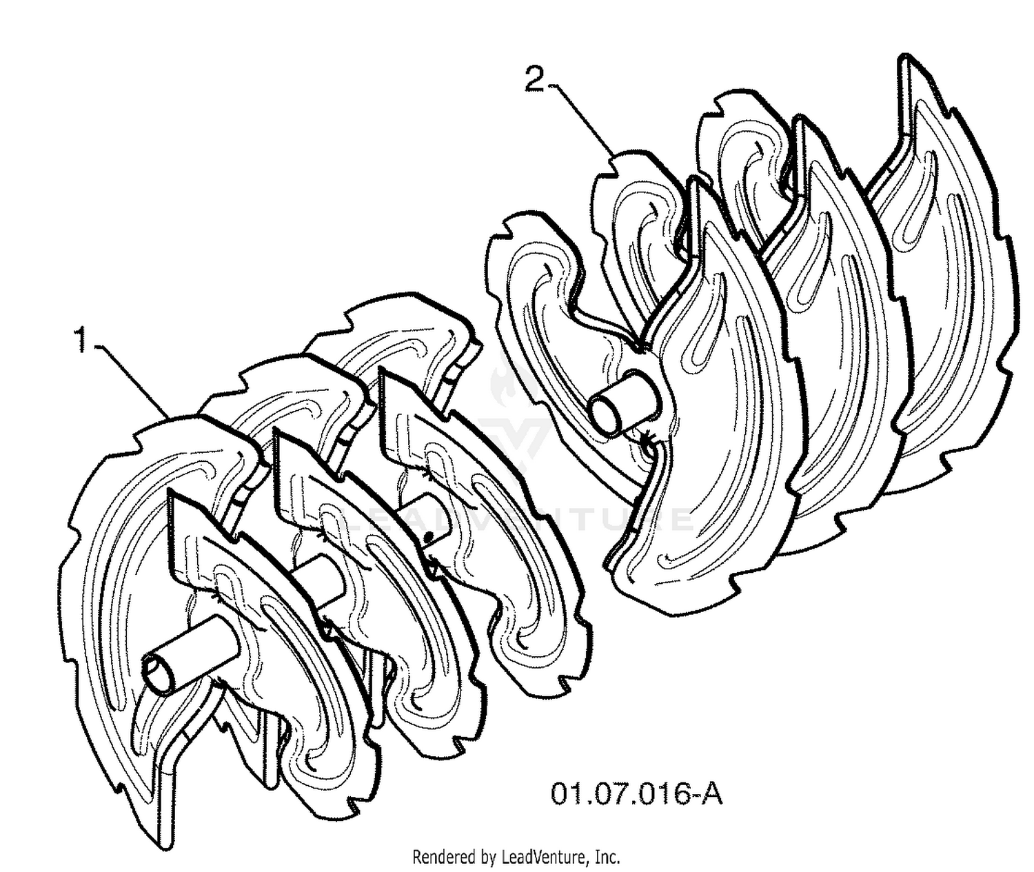 Auger Housing / Impeller Assembly - B