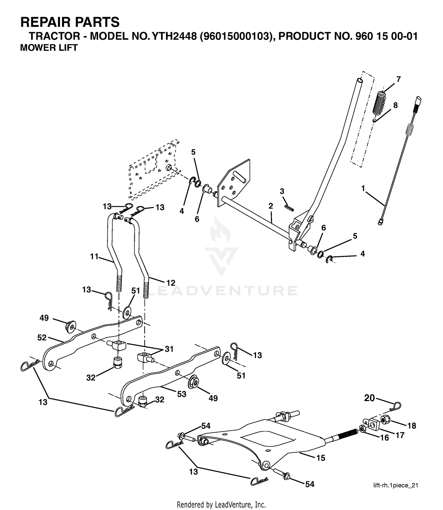 MOWER LIFT / DECK LIFT