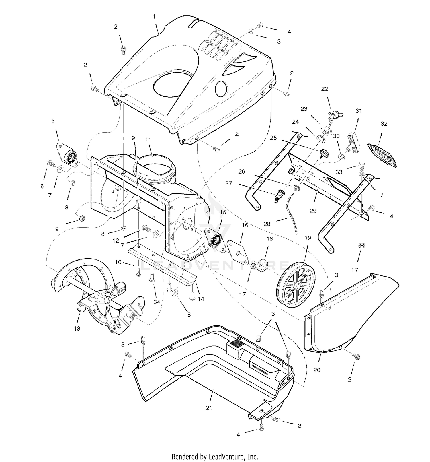 Auger and Control Assembly