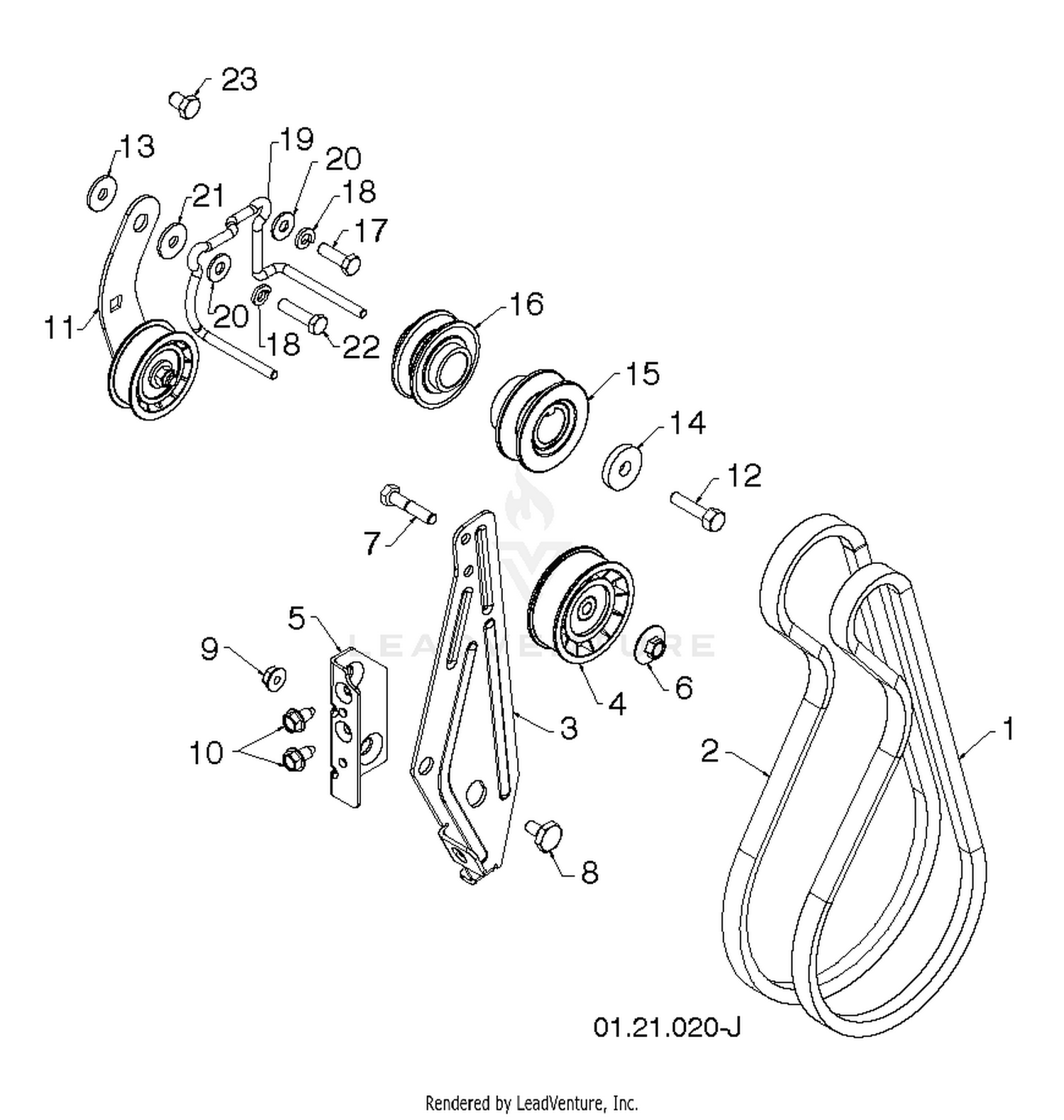 "CHASSIS, ENGINE & PULLEYS"