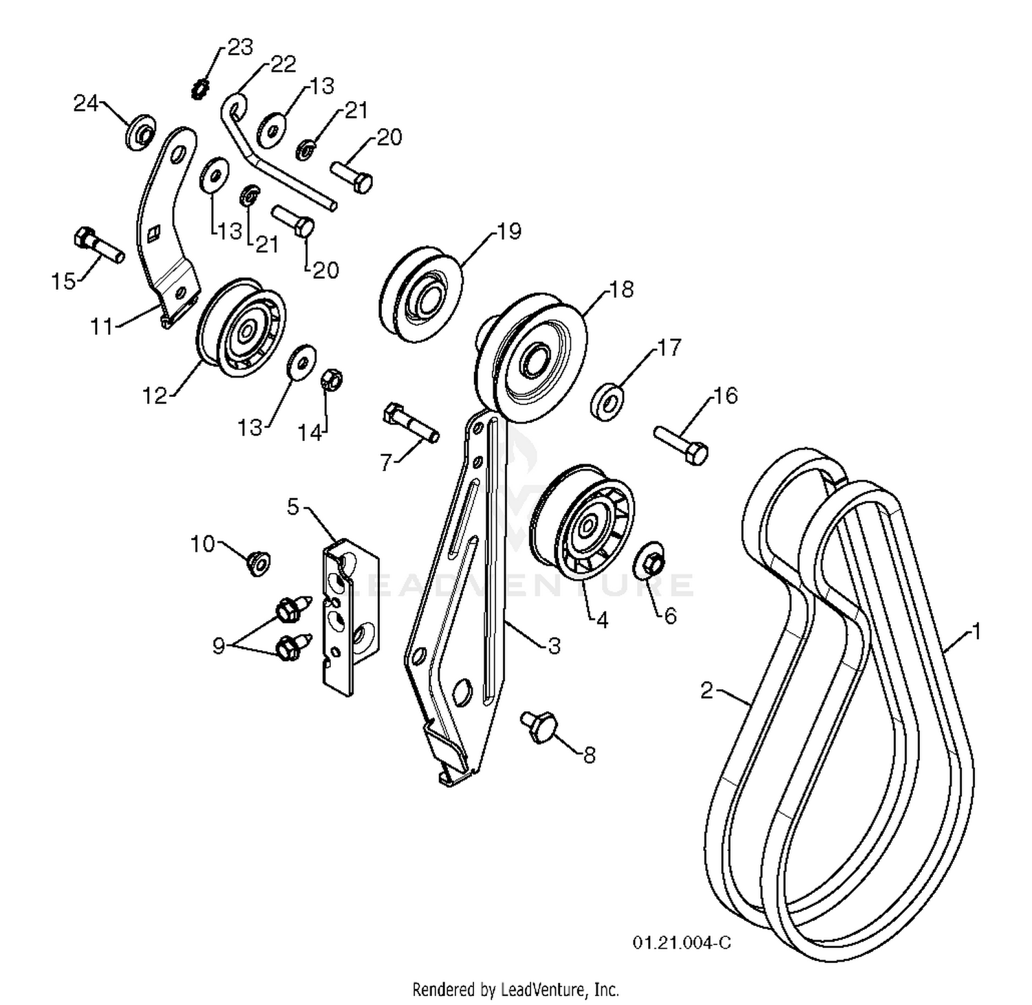 "CHASSIS, ENGINE & PULLEYS"