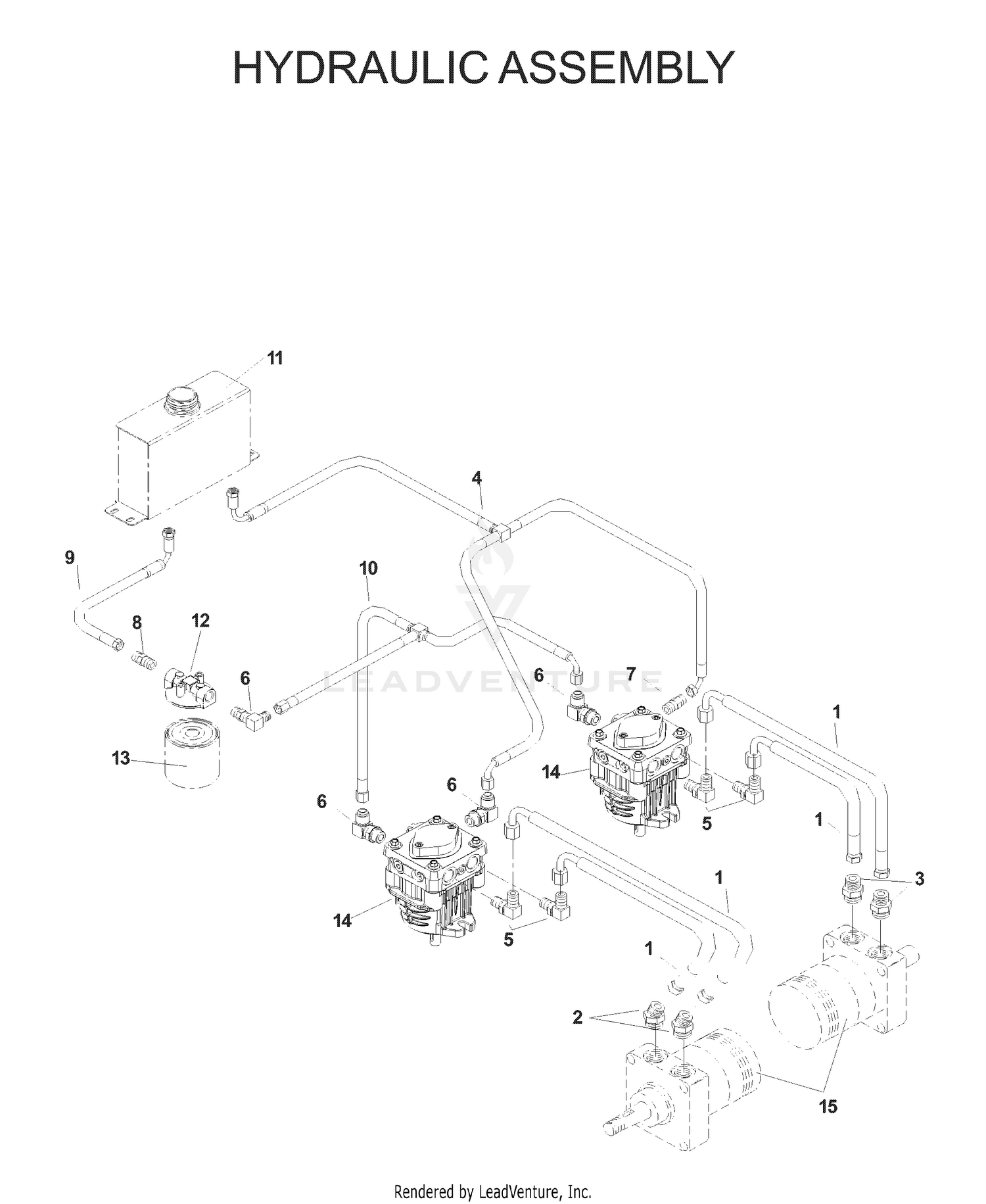 HYDRAULIC PUMP - MOTOR
