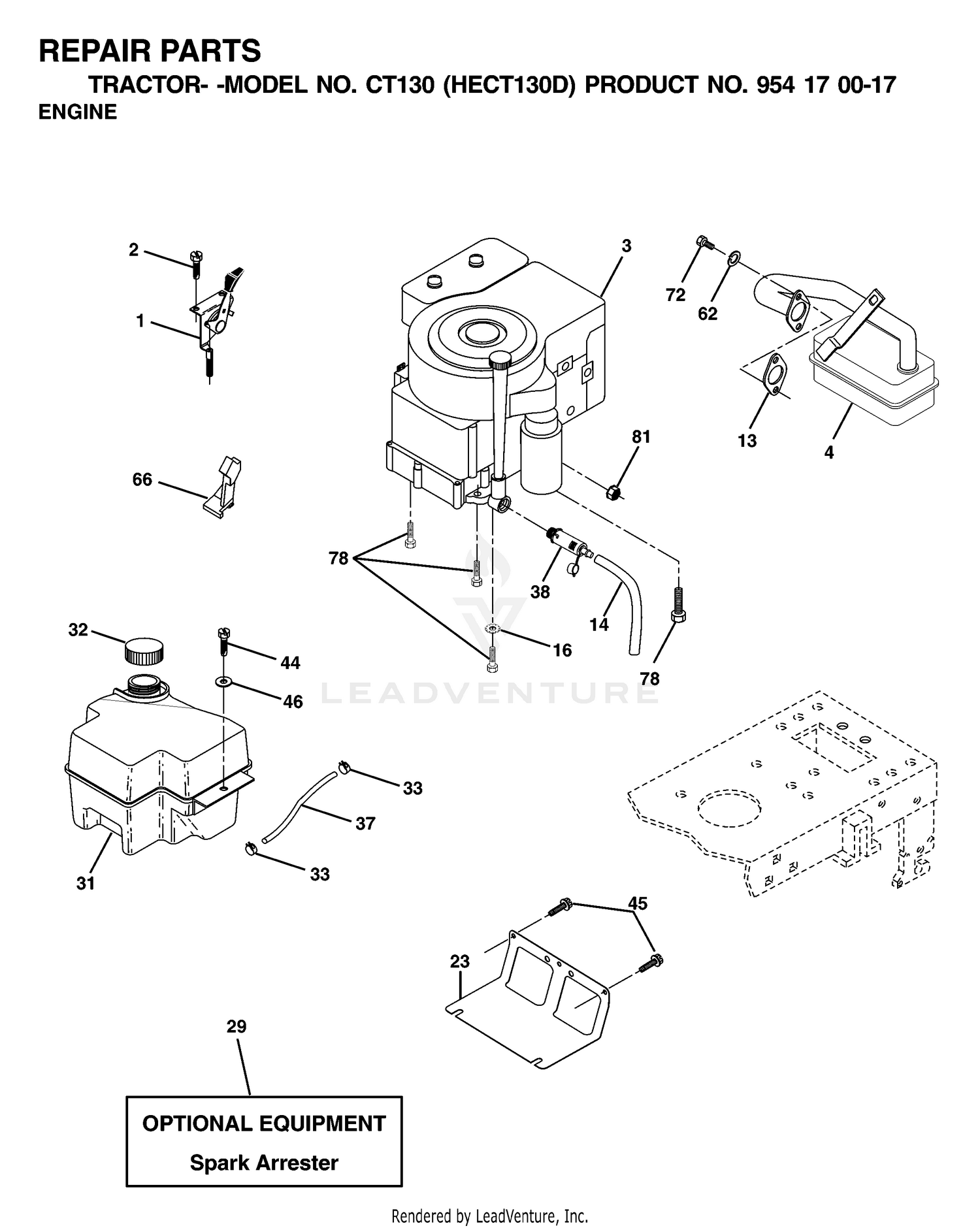 ENGINE & CUTTING EQUIPMENT