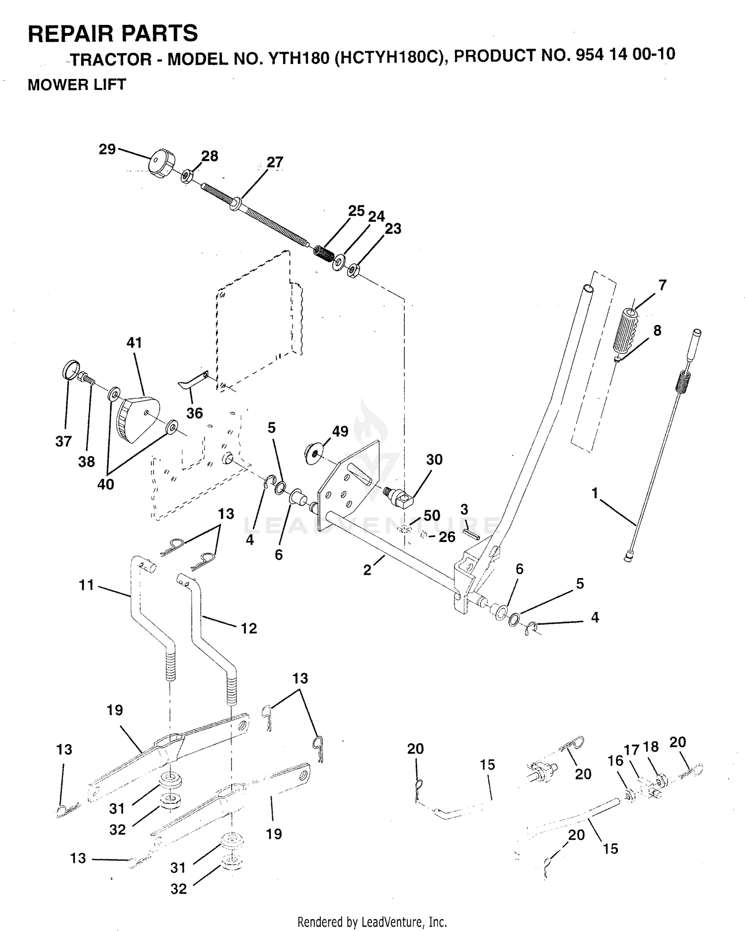 MOWER LIFT / DECK LIFT
