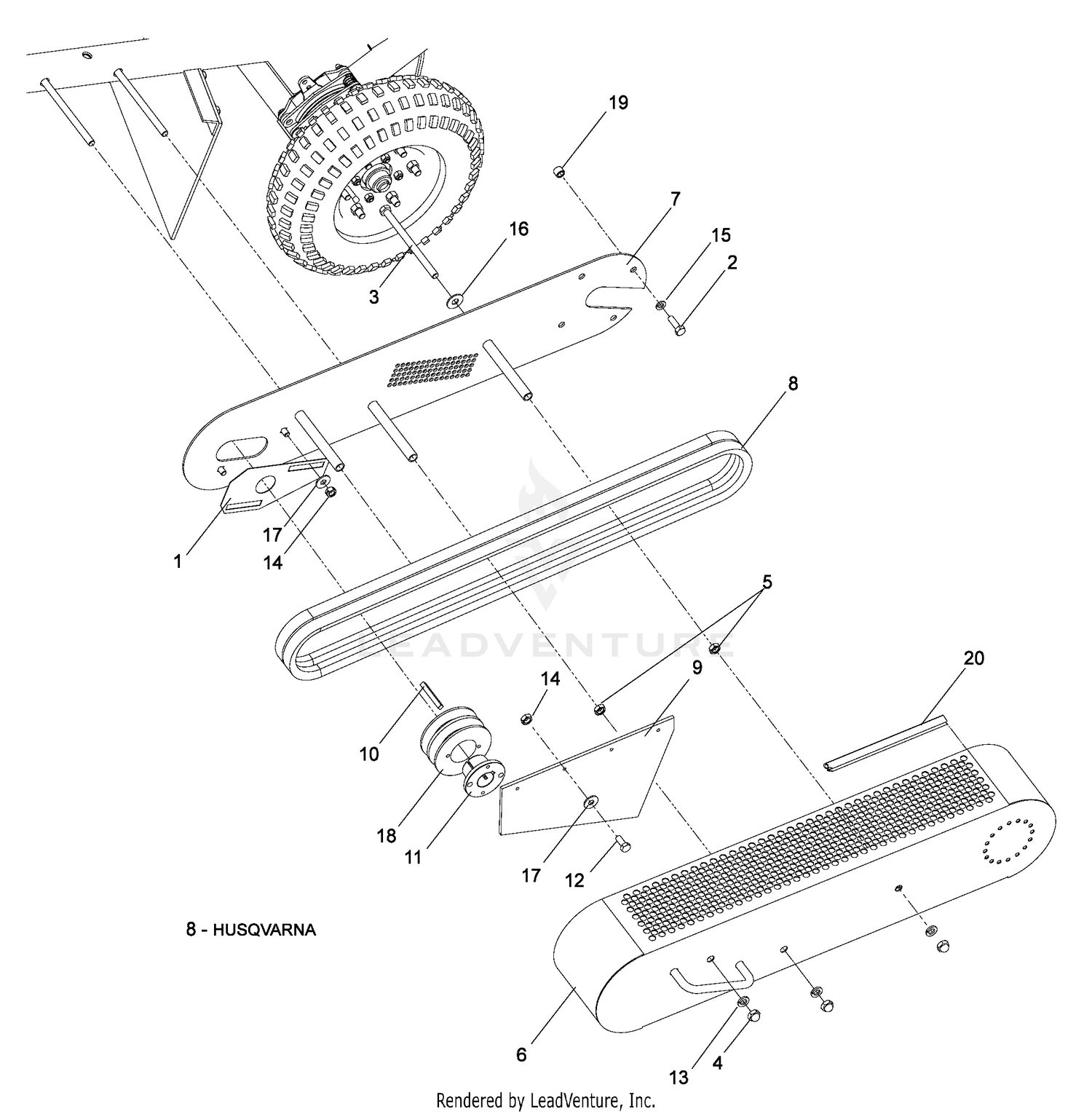 Belt Guard & Pulley