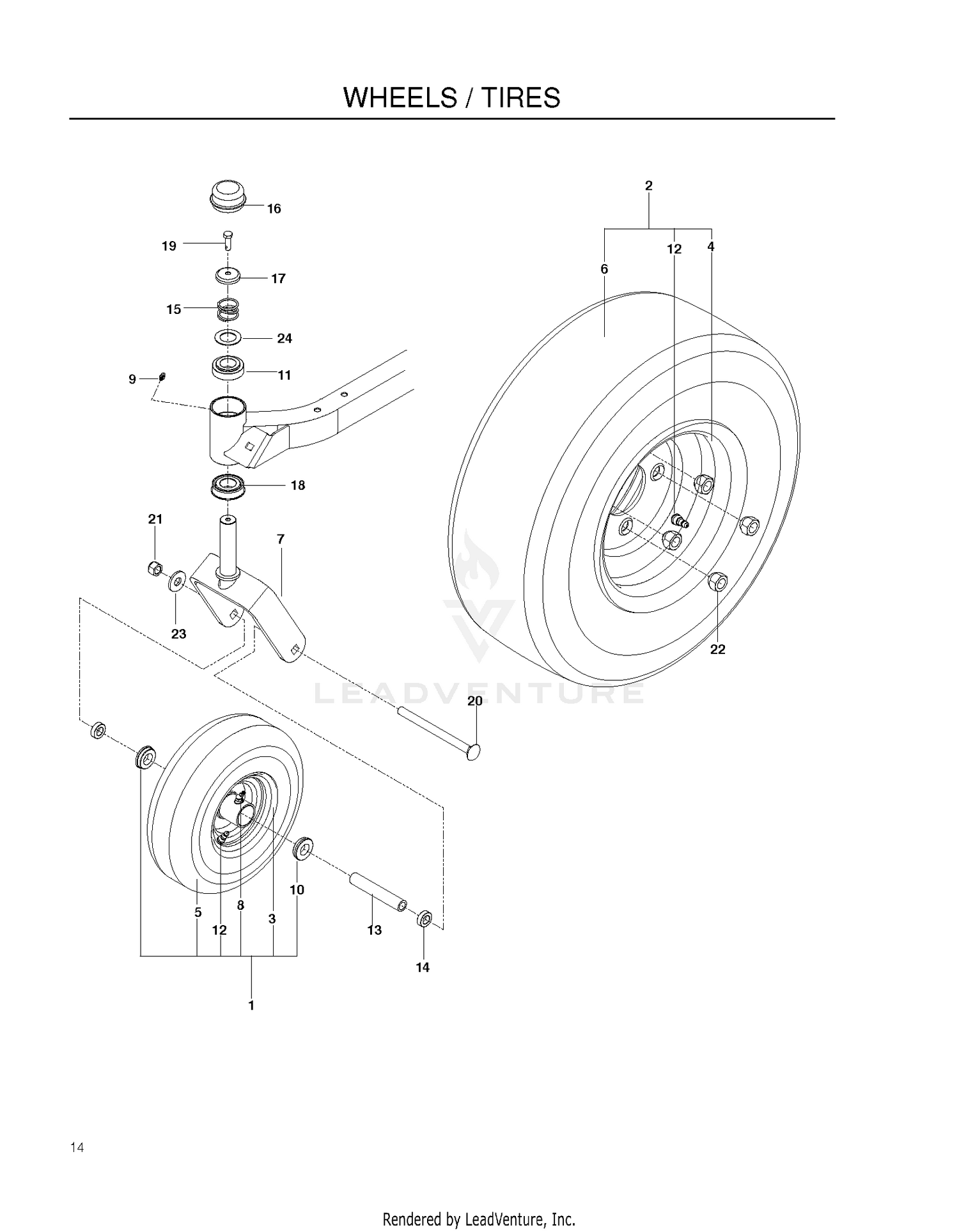WHEELS TIRES