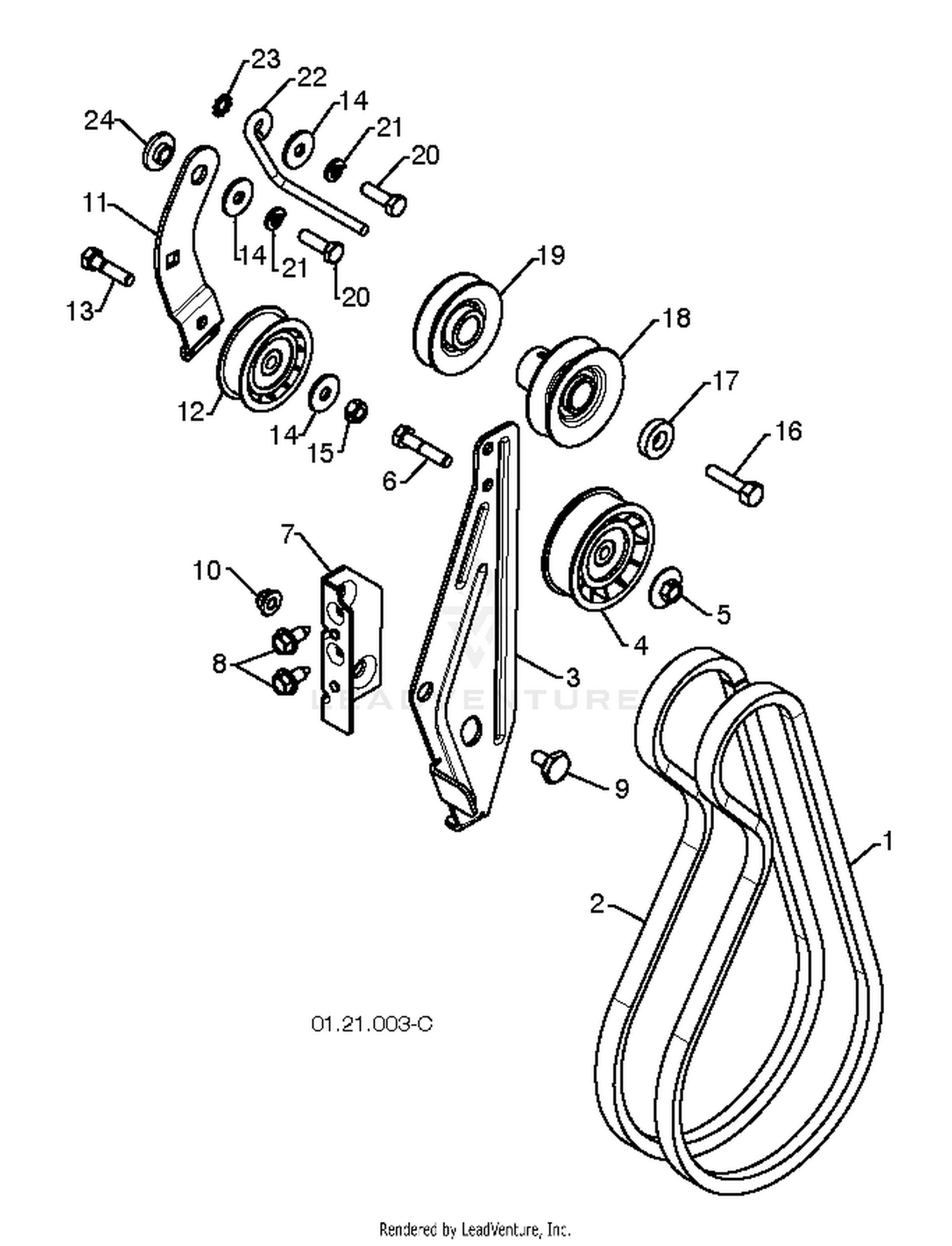 "CHASSIS, ENGINE & PULLEYS" 3