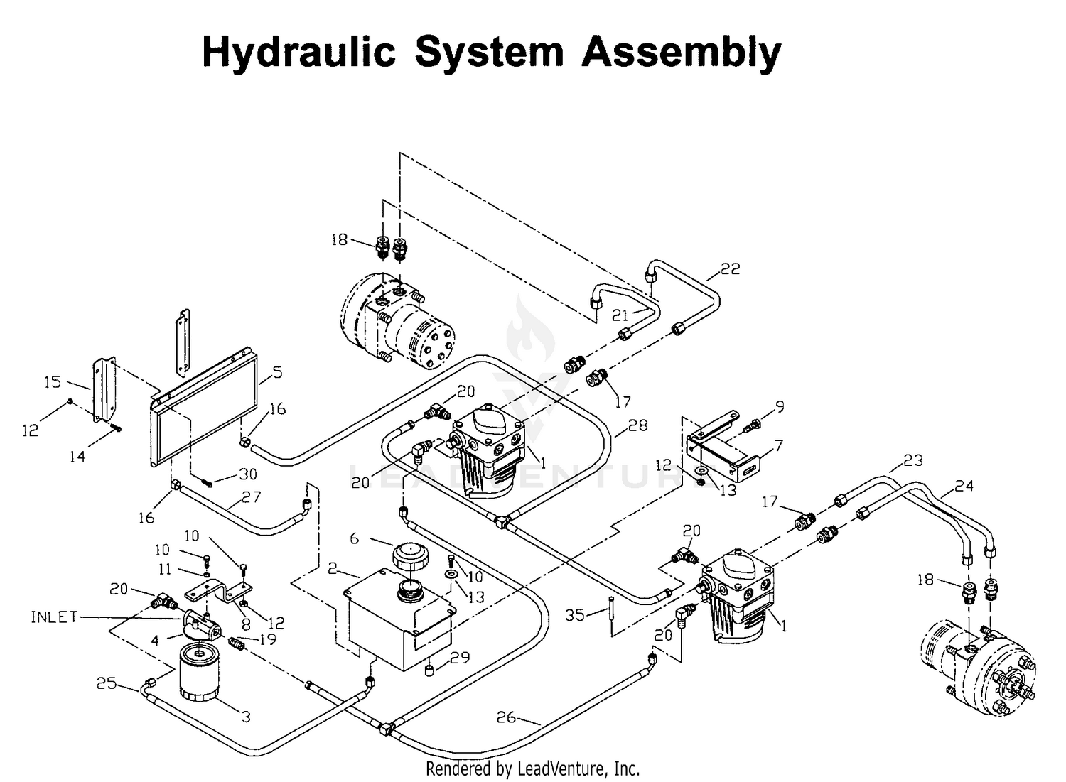 HYDRAULIC PUMP - MOTOR
