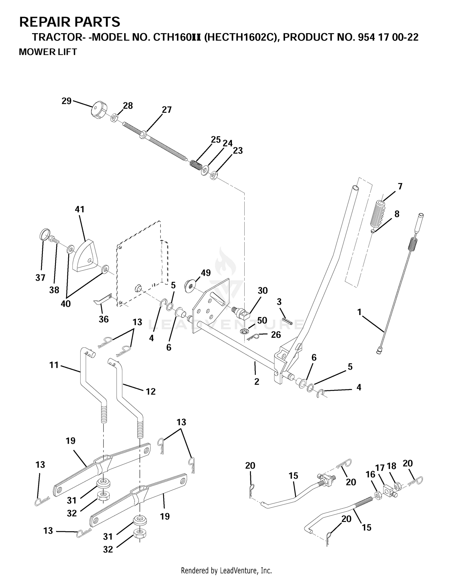 MOWER LIFT / DECK LIFT
