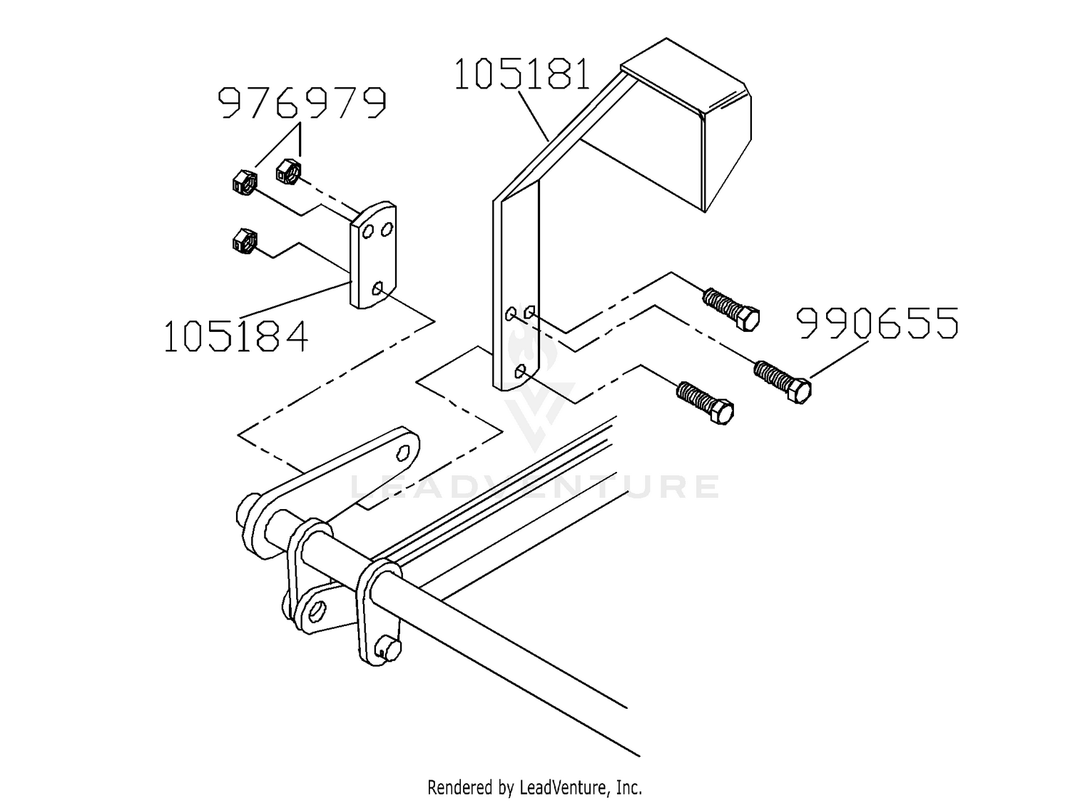 Lift Pedal Kit For Generation 2 ZTH Ride Mower (Turf Care)