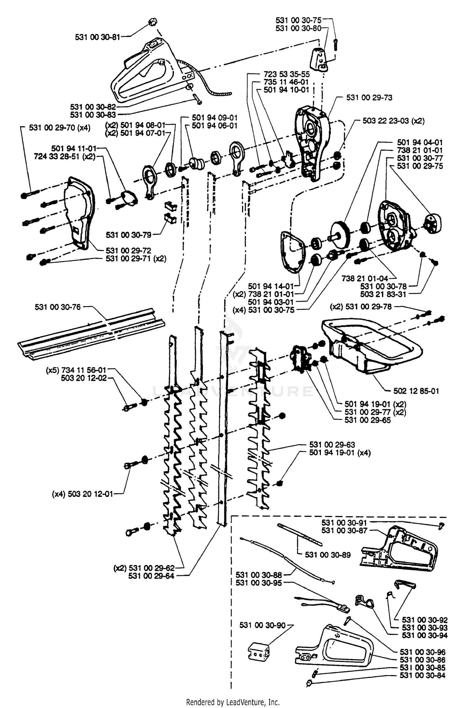 Cutter Assy/Handles