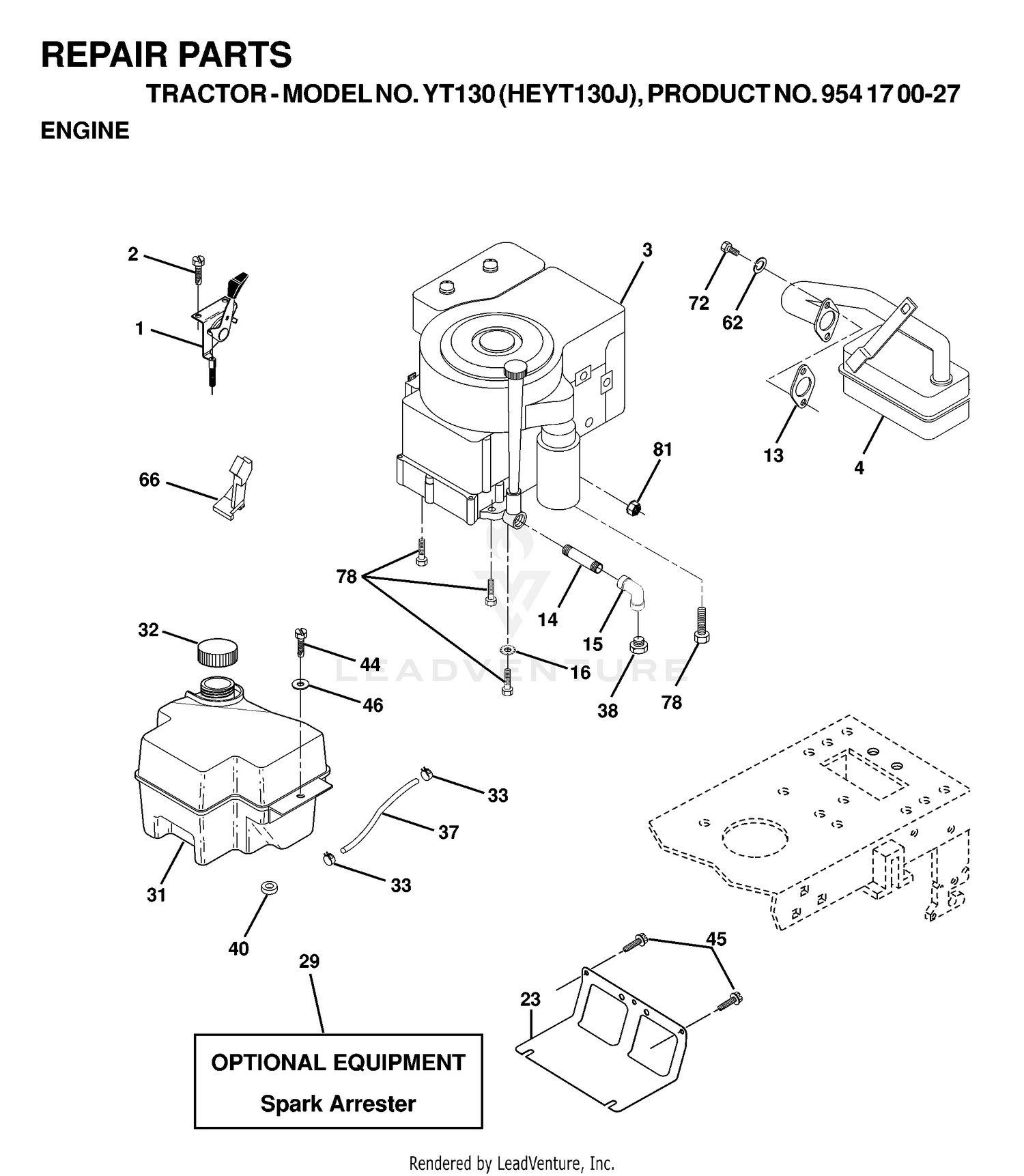 ENGINE & CUTTING EQUIPMENT