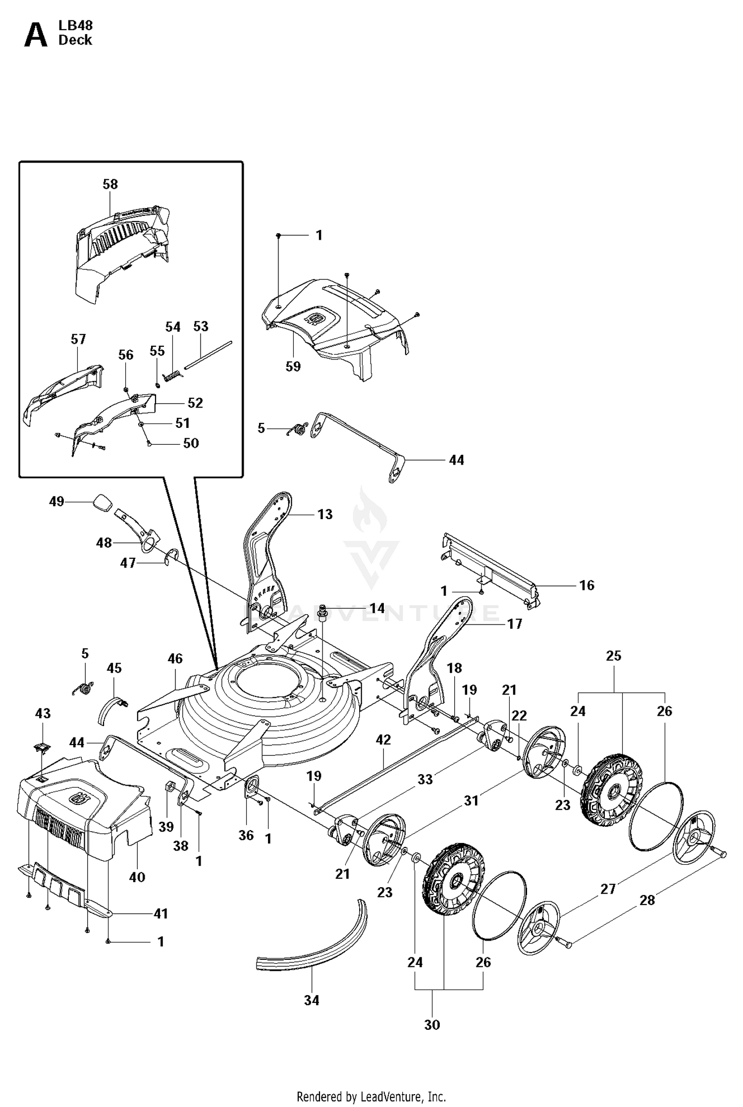 MOWER DECK / CUTTING DECK