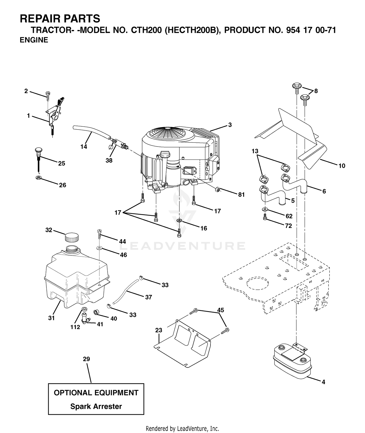 ENGINE & CUTTING EQUIPMENT
