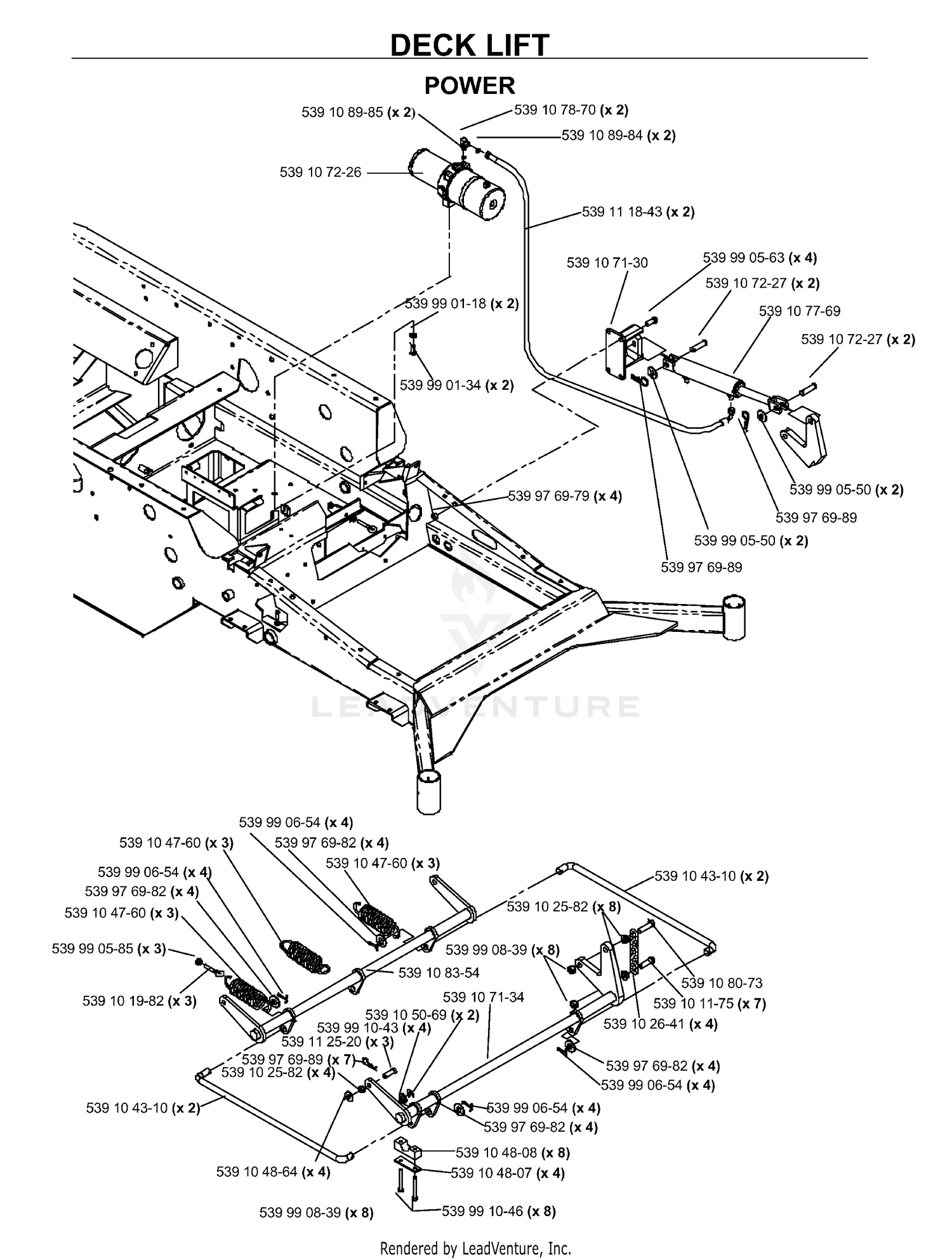MOWER LIFT / DECK LIFT