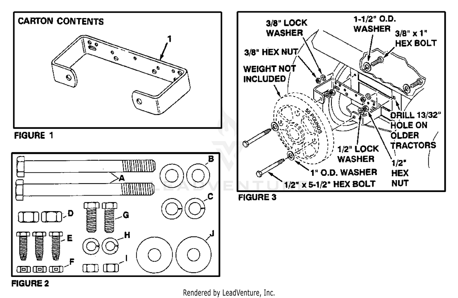 Weight Bracket Kit