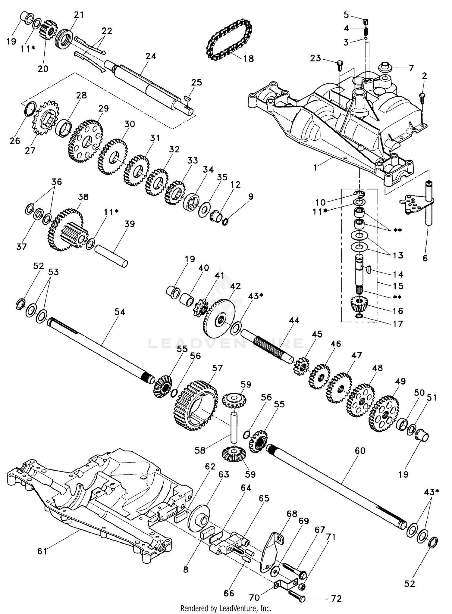 Dana Transaxle (Model No. 4360-78)