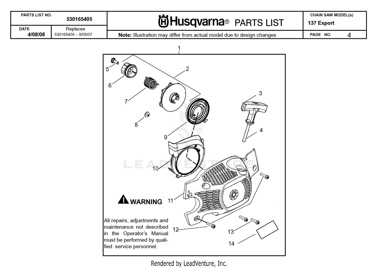 Assembly diagram