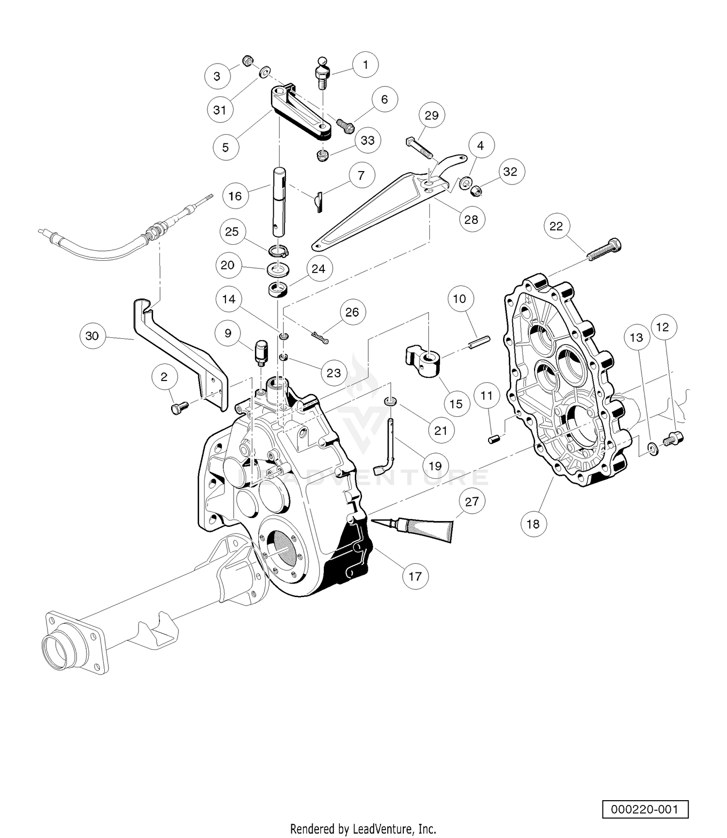 Transaxle / Gear Cases and Brackets