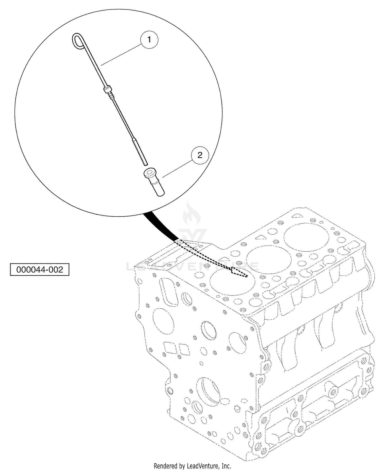 Dipstick And Guide