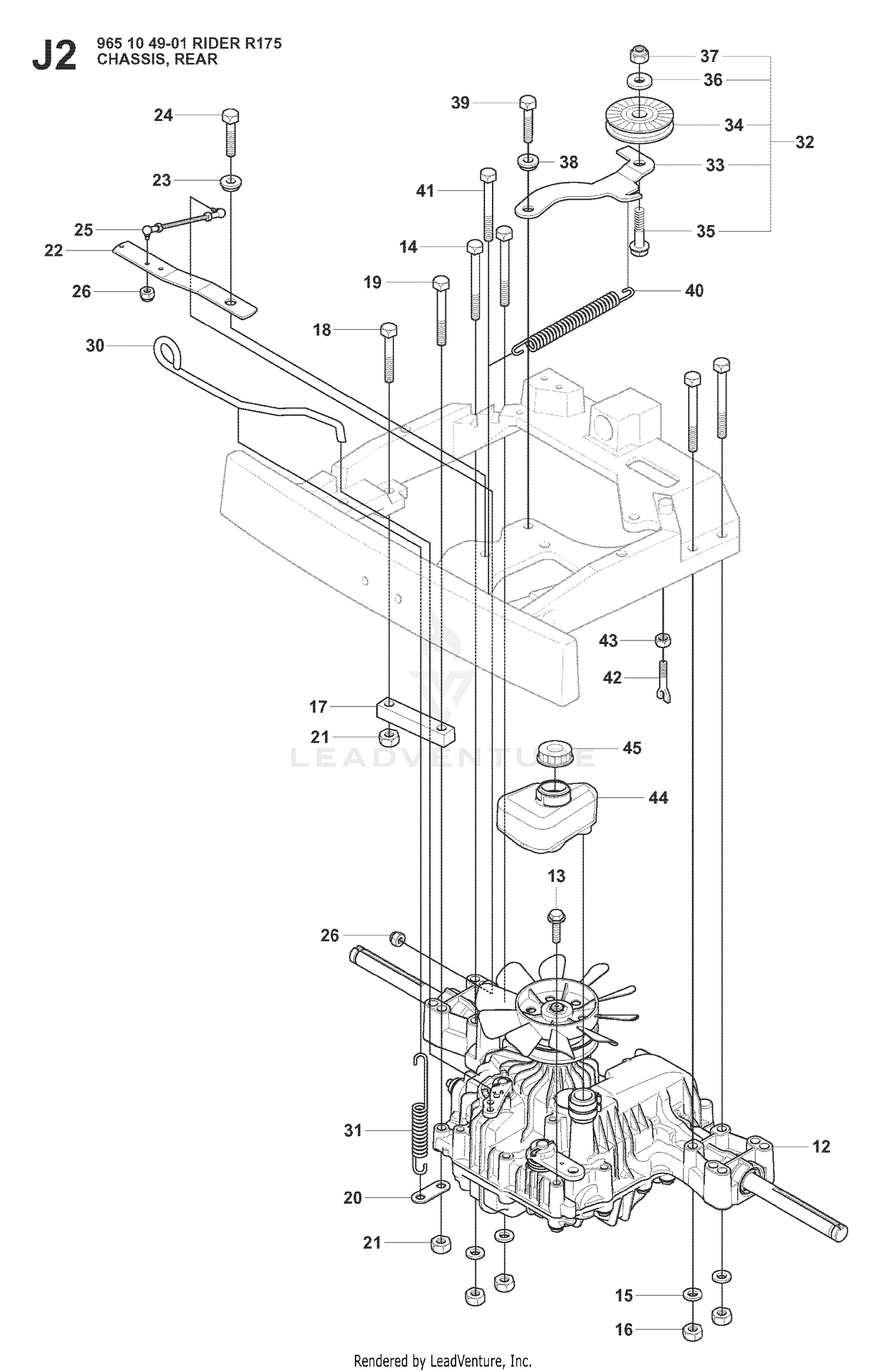 CHASSIS, ENGINE & PULLEYS