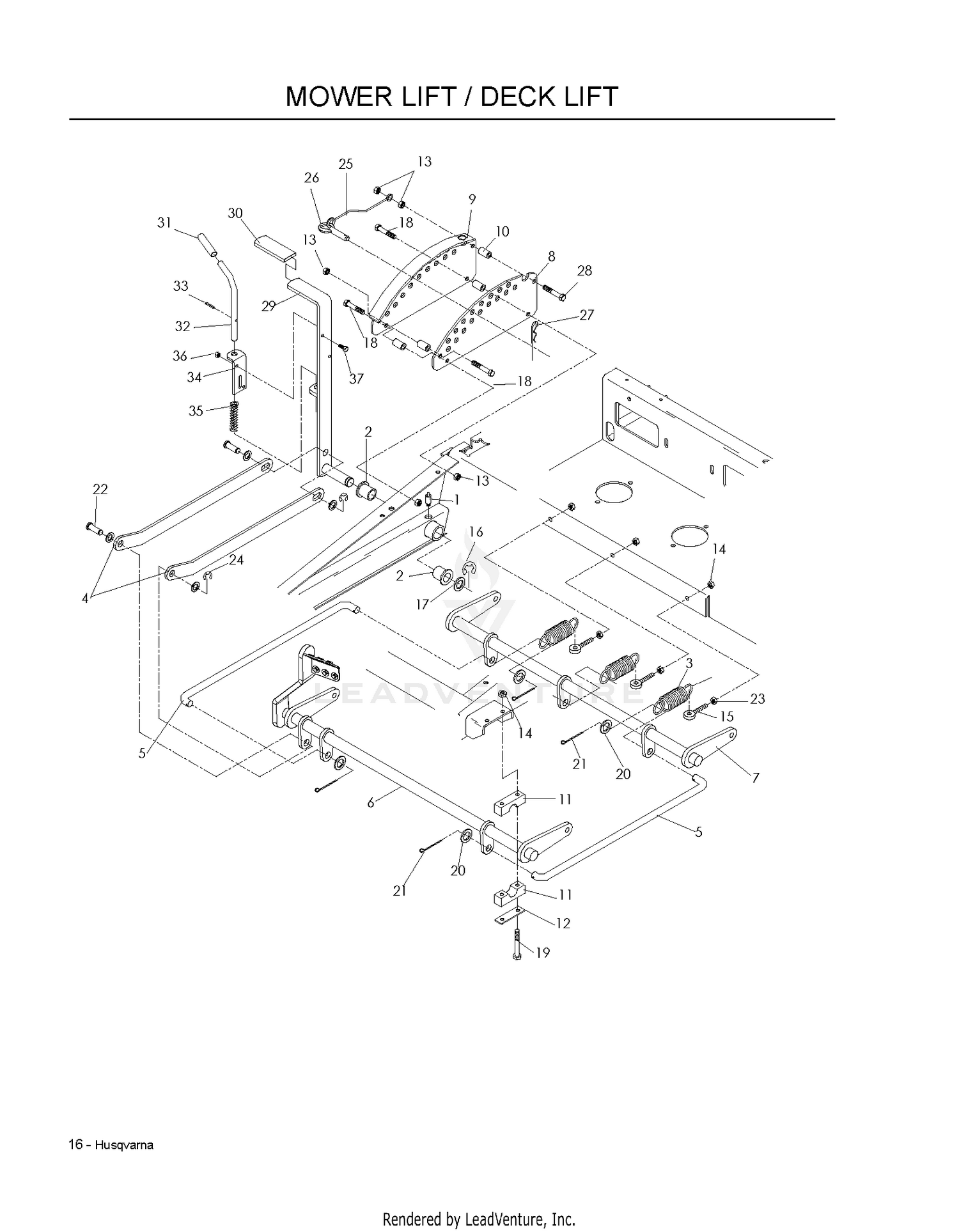 MOWER LIFT / DECK LIFT