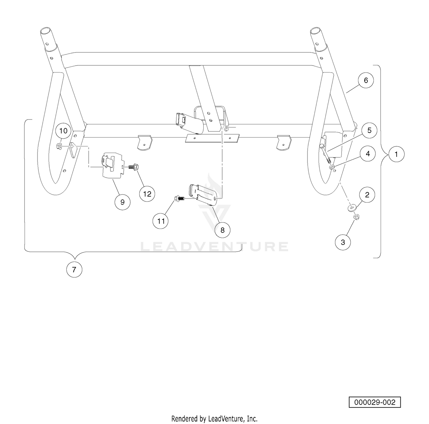 SEAT BELTS AND LOWER ROPS