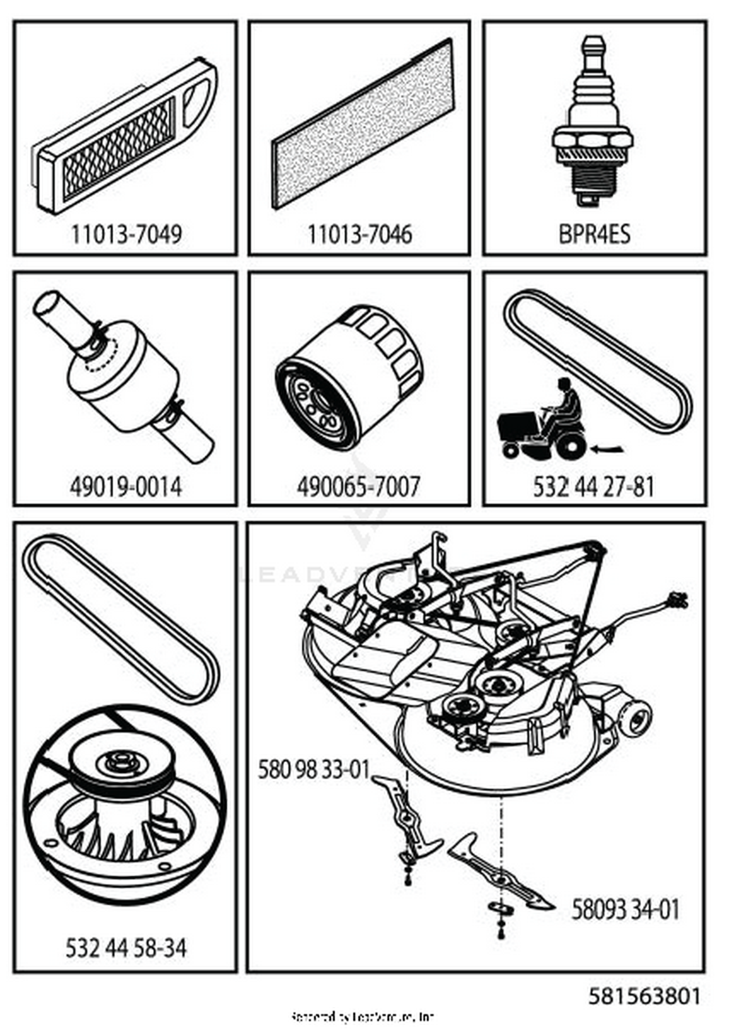 FREQUENTLY USED PARTS