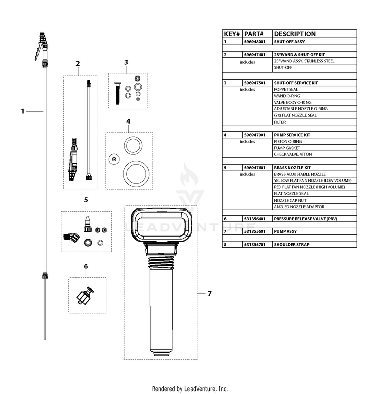 Husqvarna 2 GALLON/8 LITRES COMPRESSION SPRAYER, 596766101, 596766110