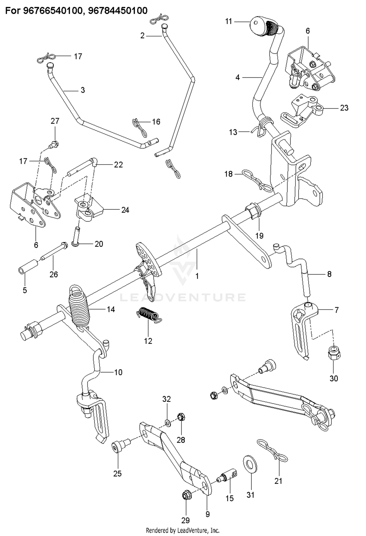 MOWER LIFT / DECK LIFT