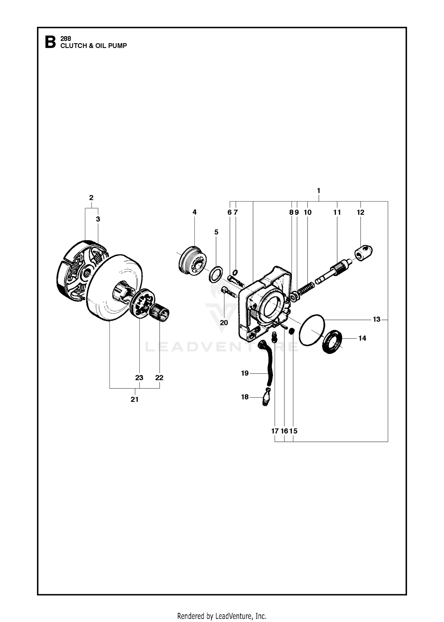 CLUTCH & OIL PUMP