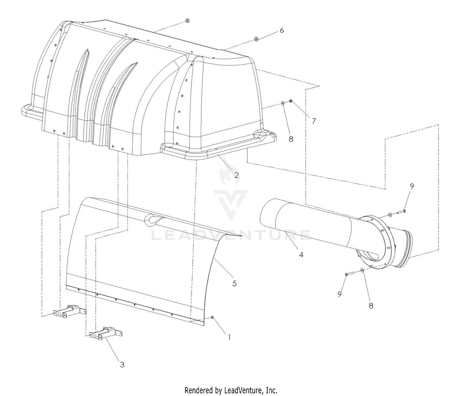 Hood Assembly - 539 113756