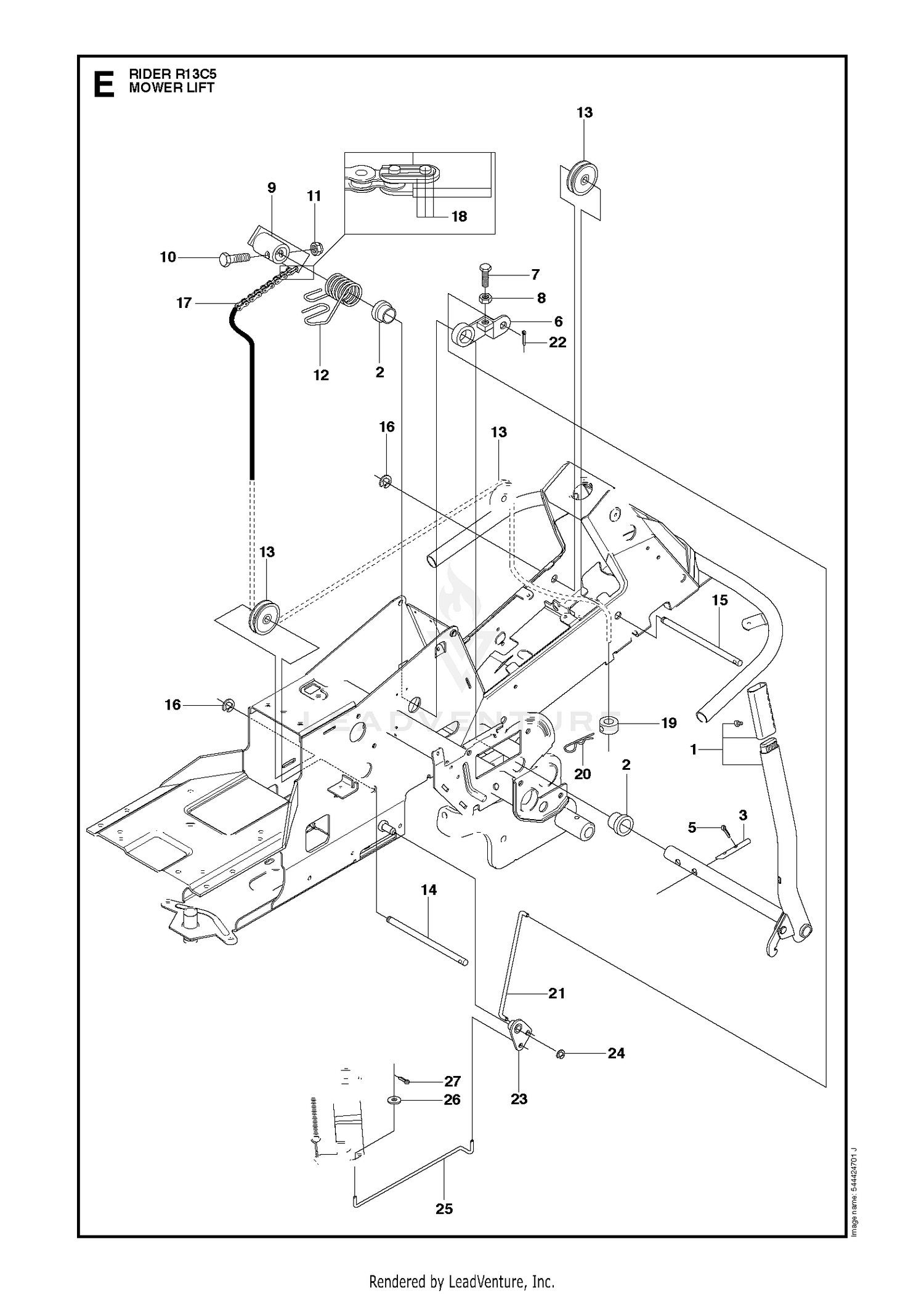 MOWER LIFT / DECK LIFT