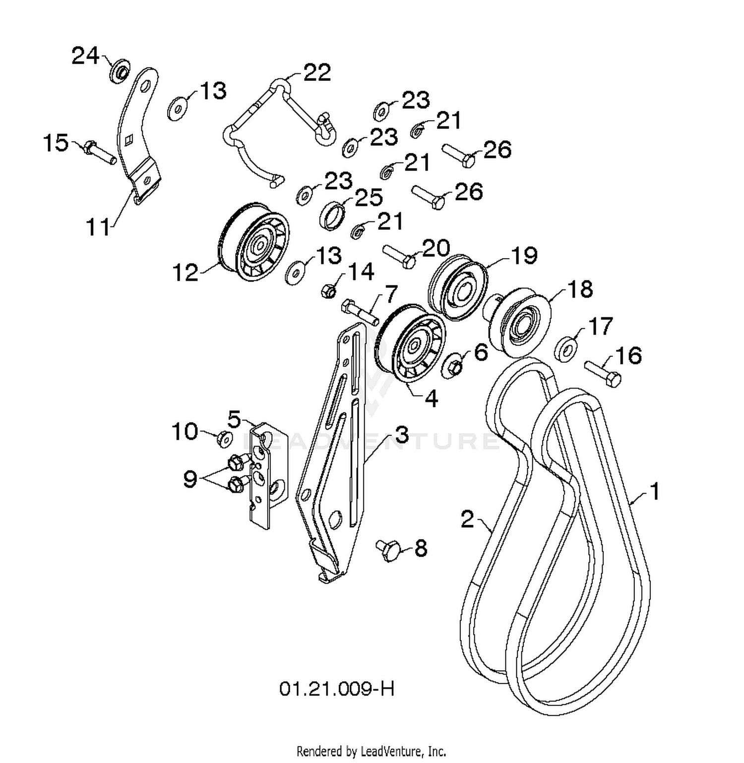 "CHASSIS, ENGINE & PULLEYS" 4