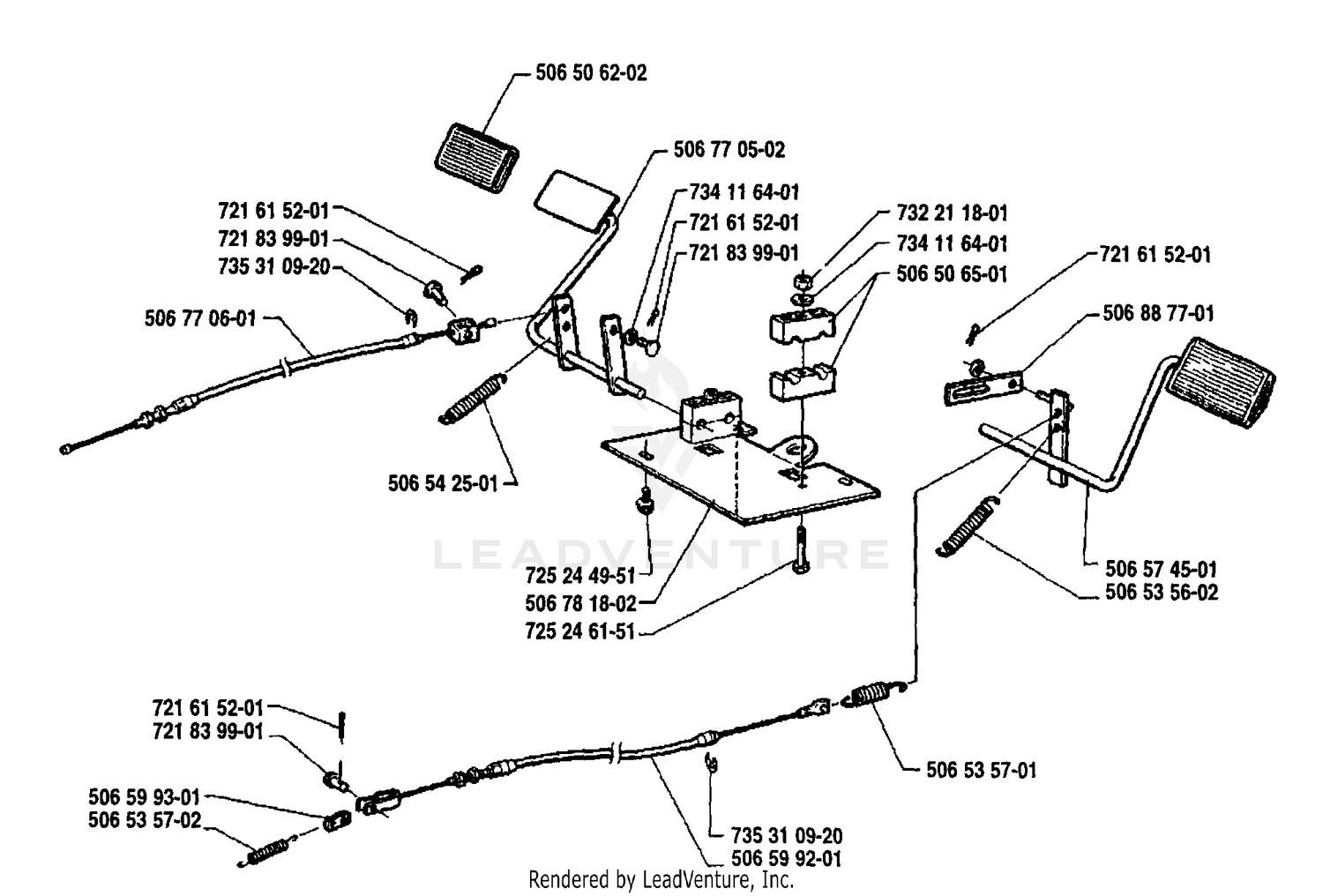 Gas & Brake Pedal Assembly