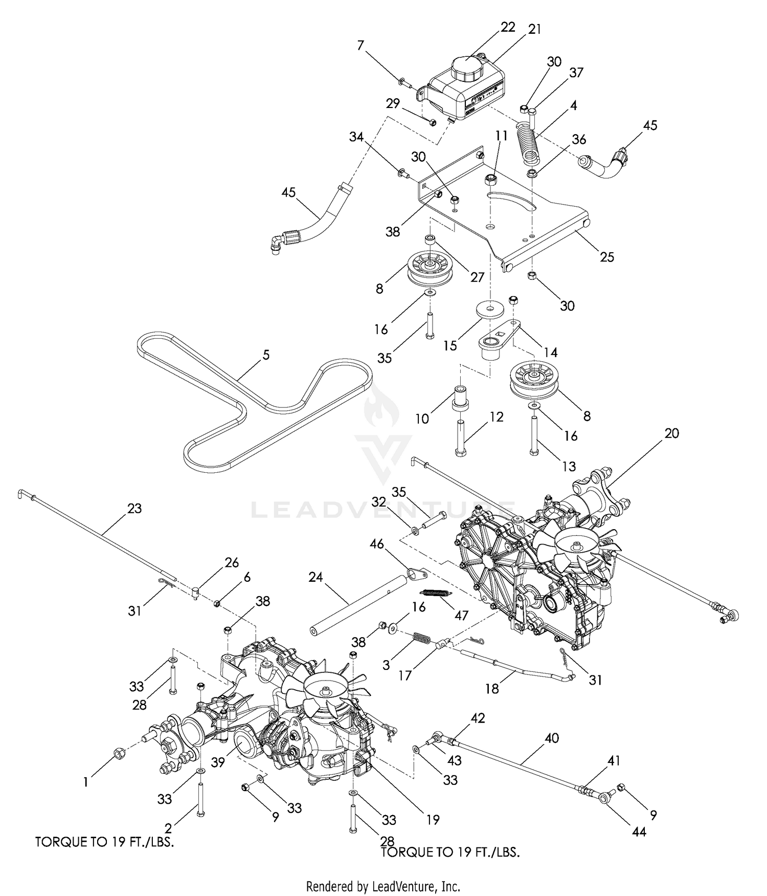 Hydraulic Pump - Motor