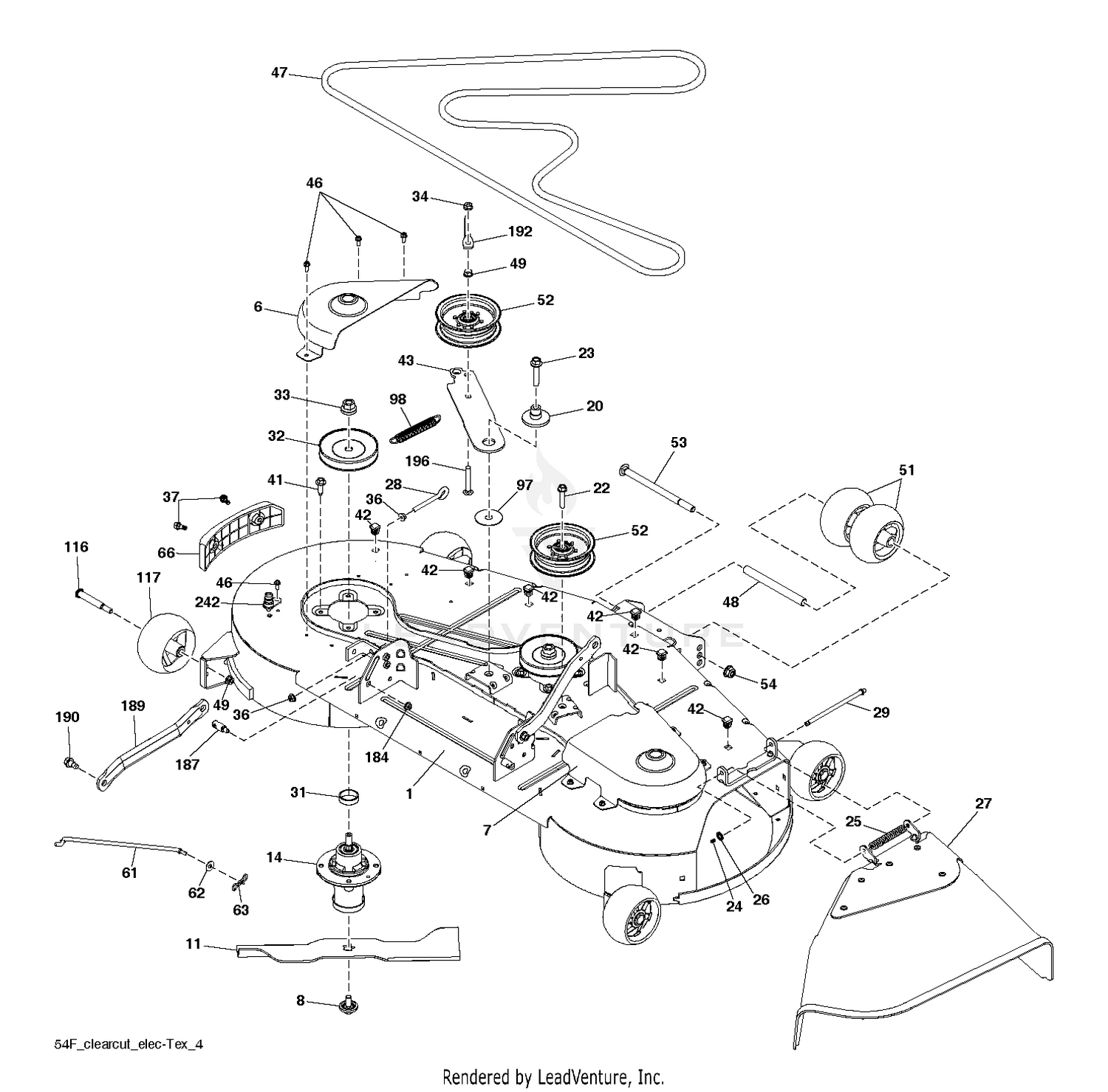 MOWER DECK / CUTTING DECK