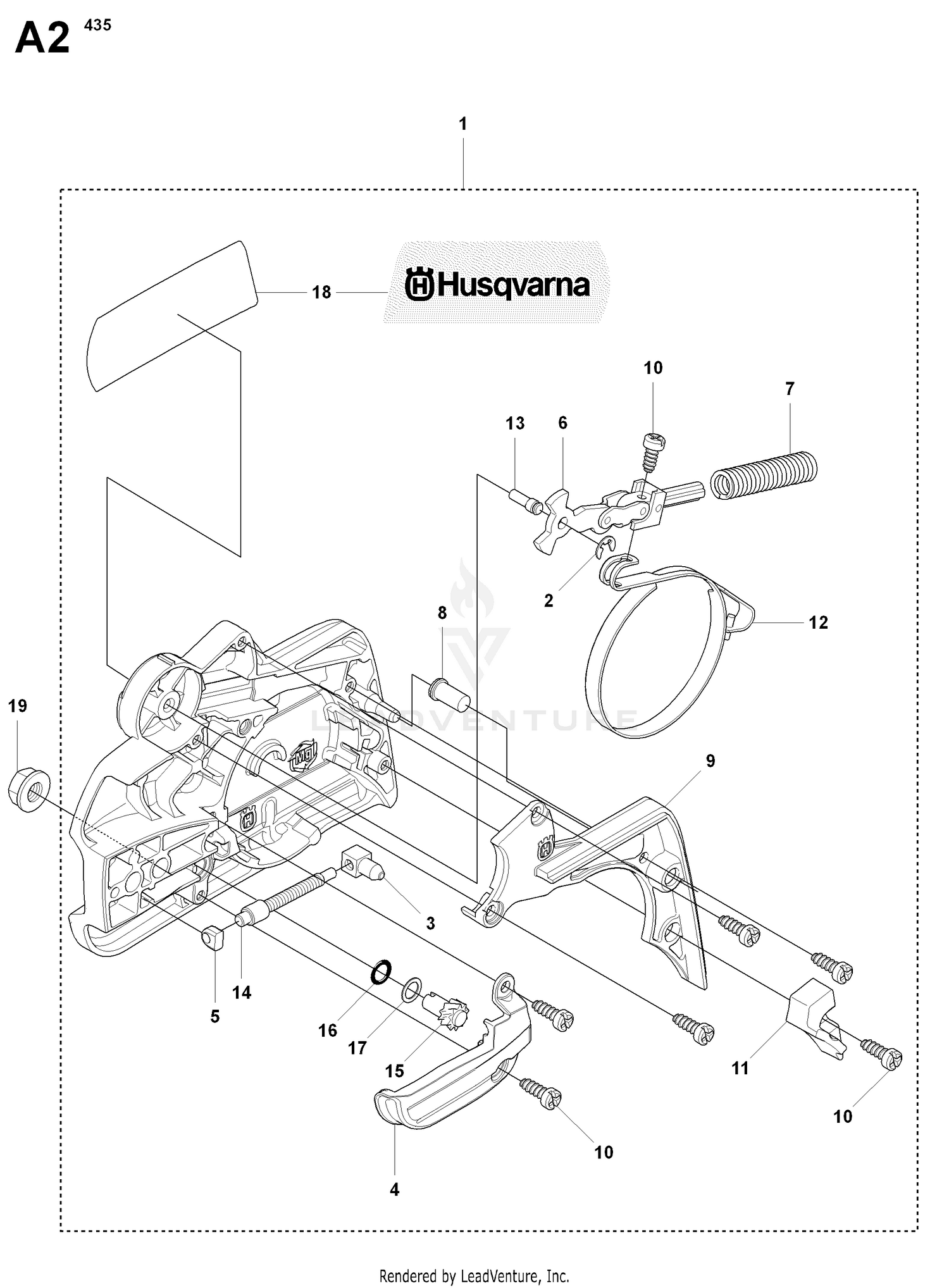 CHAIN BRAKE & CLUTCH COVER