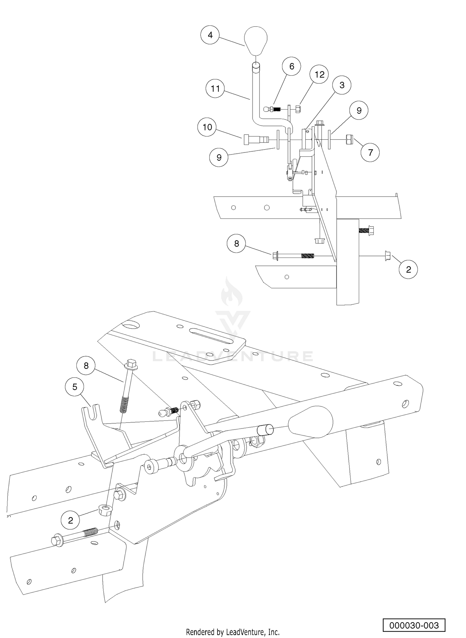 Forward/Reverse Shifter Assembly